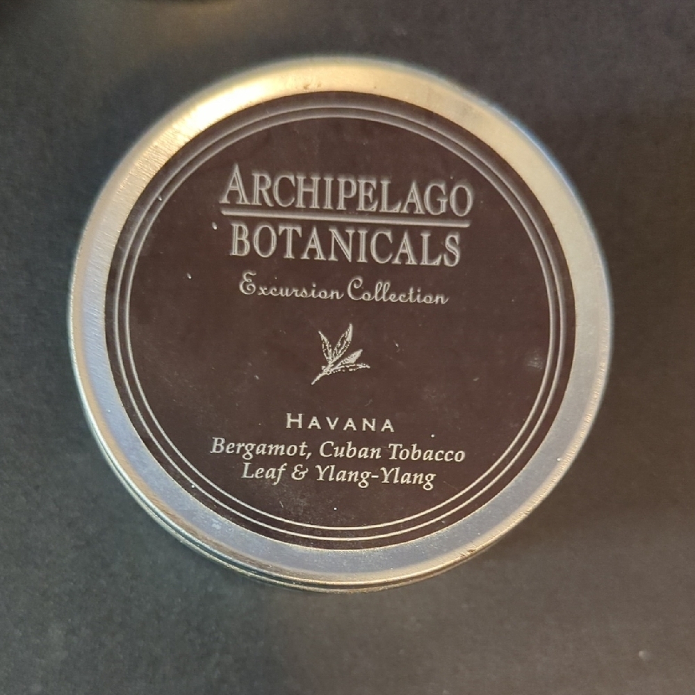 Archipelago Havana Candle in Black Tin